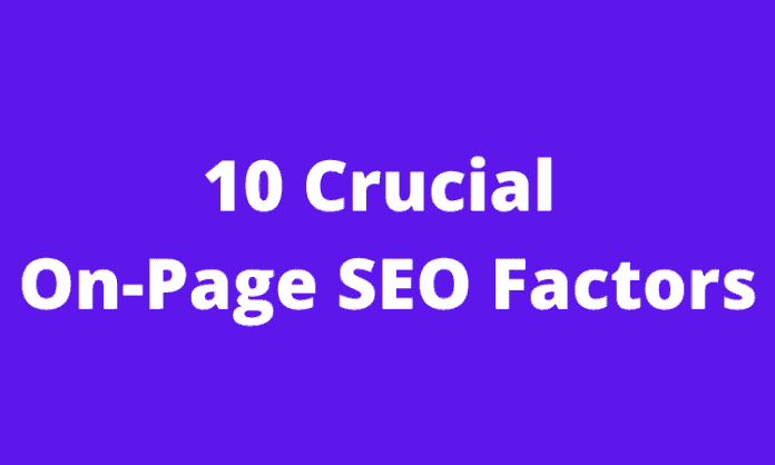 10 Essential On-Page SEO Factors