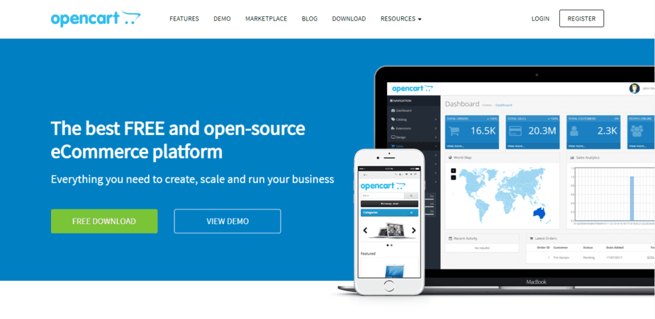 OpenCart Ecommerce Platform