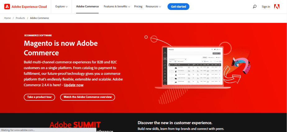 Adobe Commerce e-commerce platform