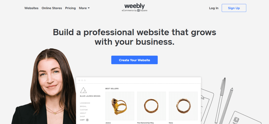 Weebly ecommerce platform
